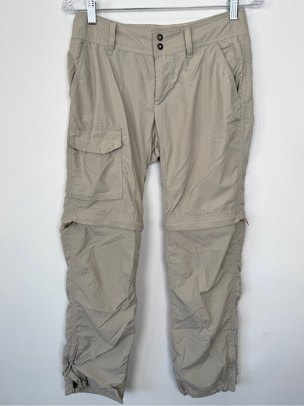 Columbia PFG Size 2 Short Khaki Omni-Shade Convertible Hiking Pants